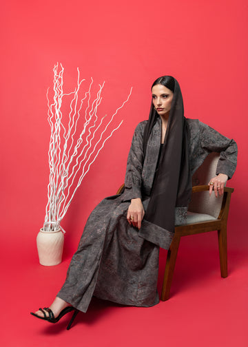 JAPANESE PRINT ABAYA