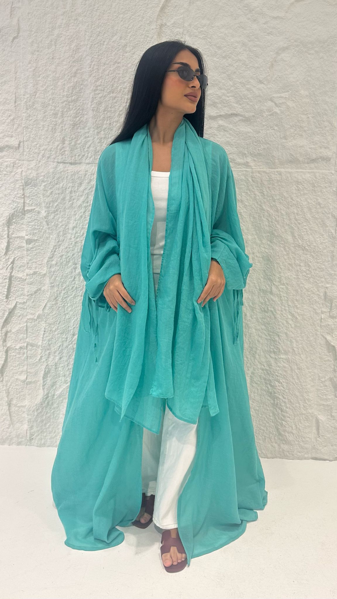 Turkish cotton abaya