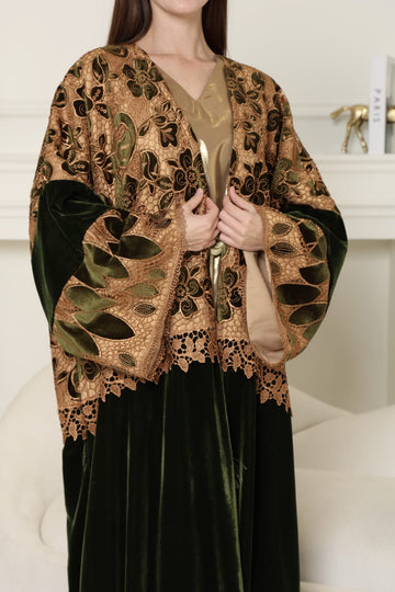 ELEGANT VELVET ABAYA