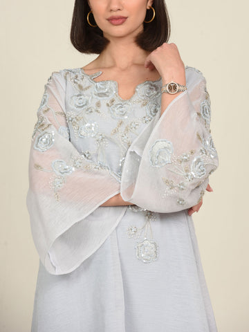 Organza Satin Kaftan