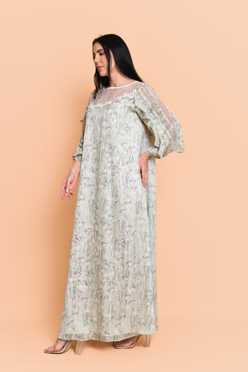 Silk Chiffon Kaftan