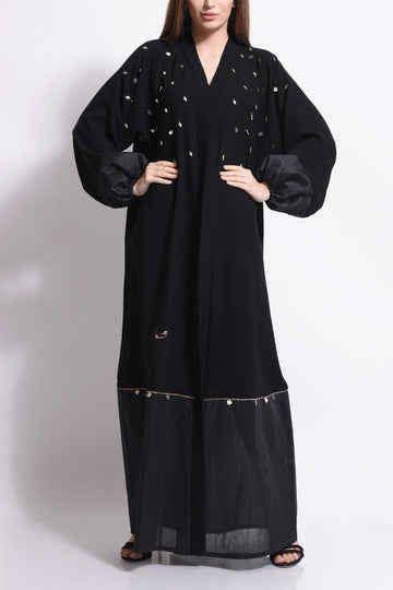 Crepe Shantung Abaya